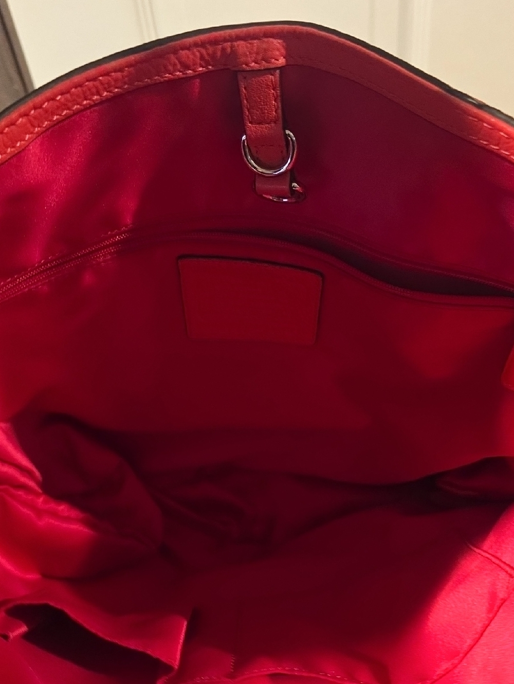 Coach Poppy Pebbled Leather Tote Pink - Picture 11 of 12